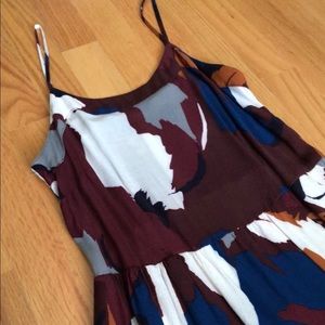 Loft dress, spaghetti straps and back zipper. NWOT